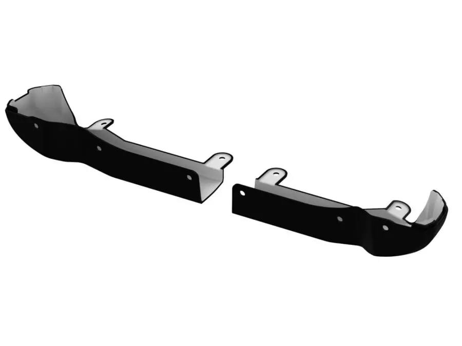 2020-2024 Gmc 2500Hd/ 3500Hd 2 Piece Mud Flap Delete Kit-Front Only 1