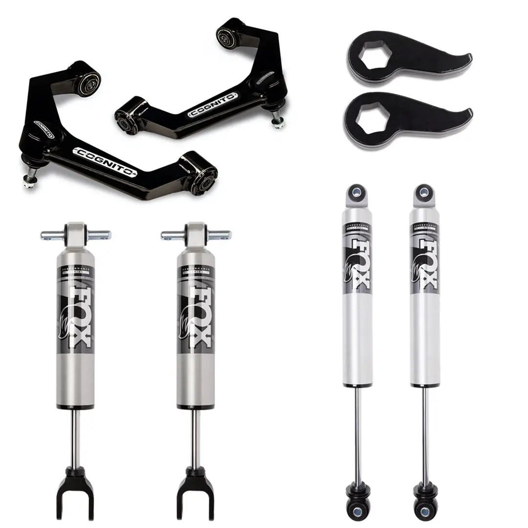 11-19 Gm 2500/3500 Cognito Stage 2 Mid Travel Kit With Fox 2.5 Hto Shocks 1