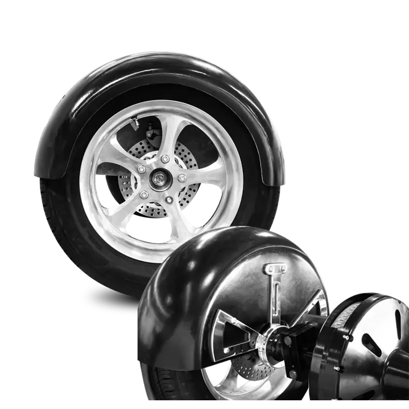 Trike Fender Kit With Bracket Set 1