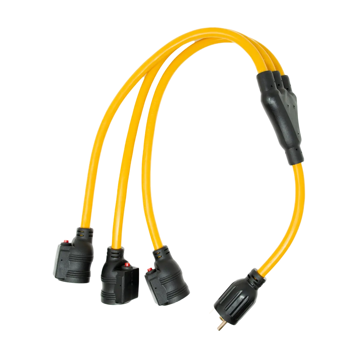 3Ft Heavy Duty Tt-30P To (3) 5-20R Short Power Cord 1