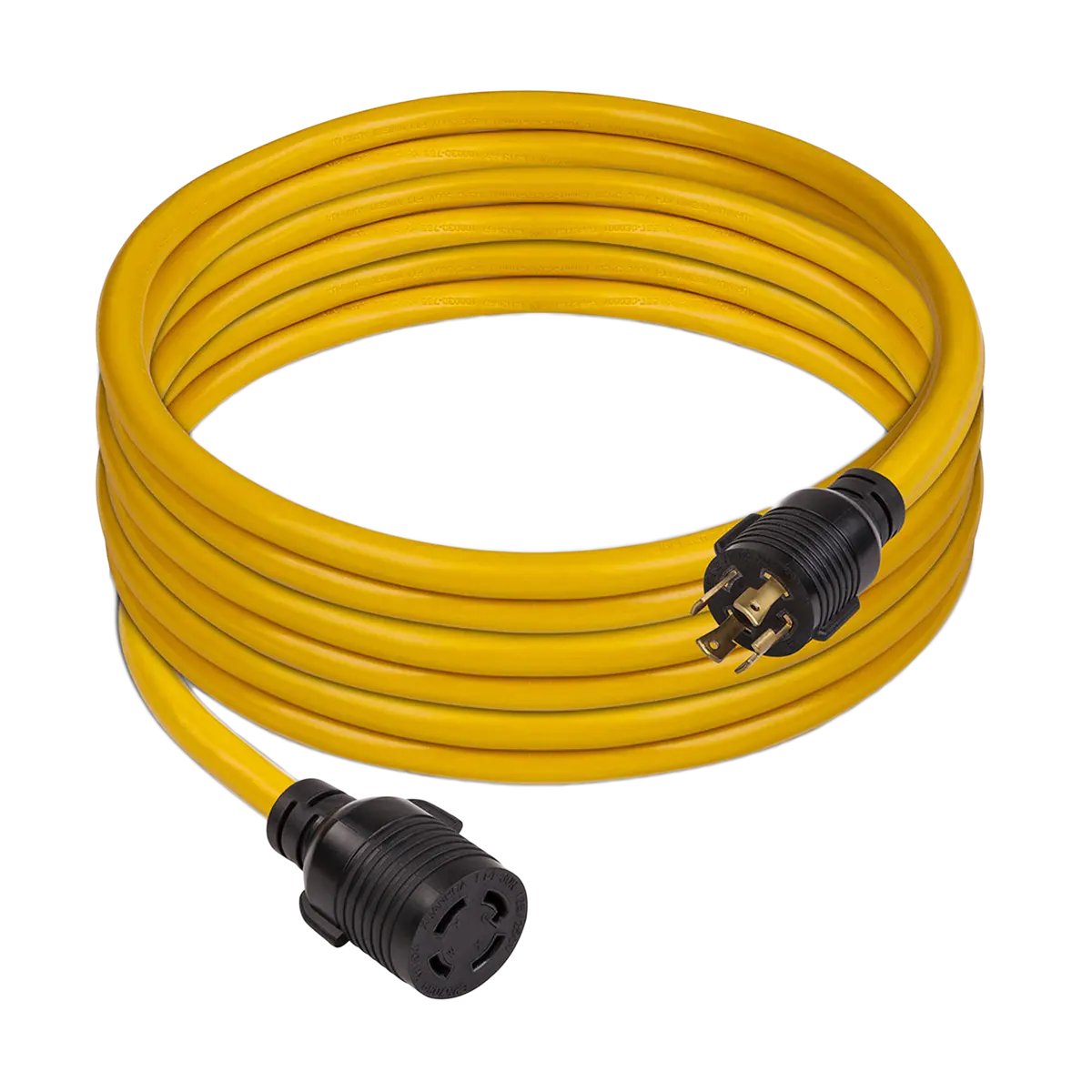 25Ft Heavy Duty L14-30P To L14-30R Power Cord Extension With Storage Strap 1