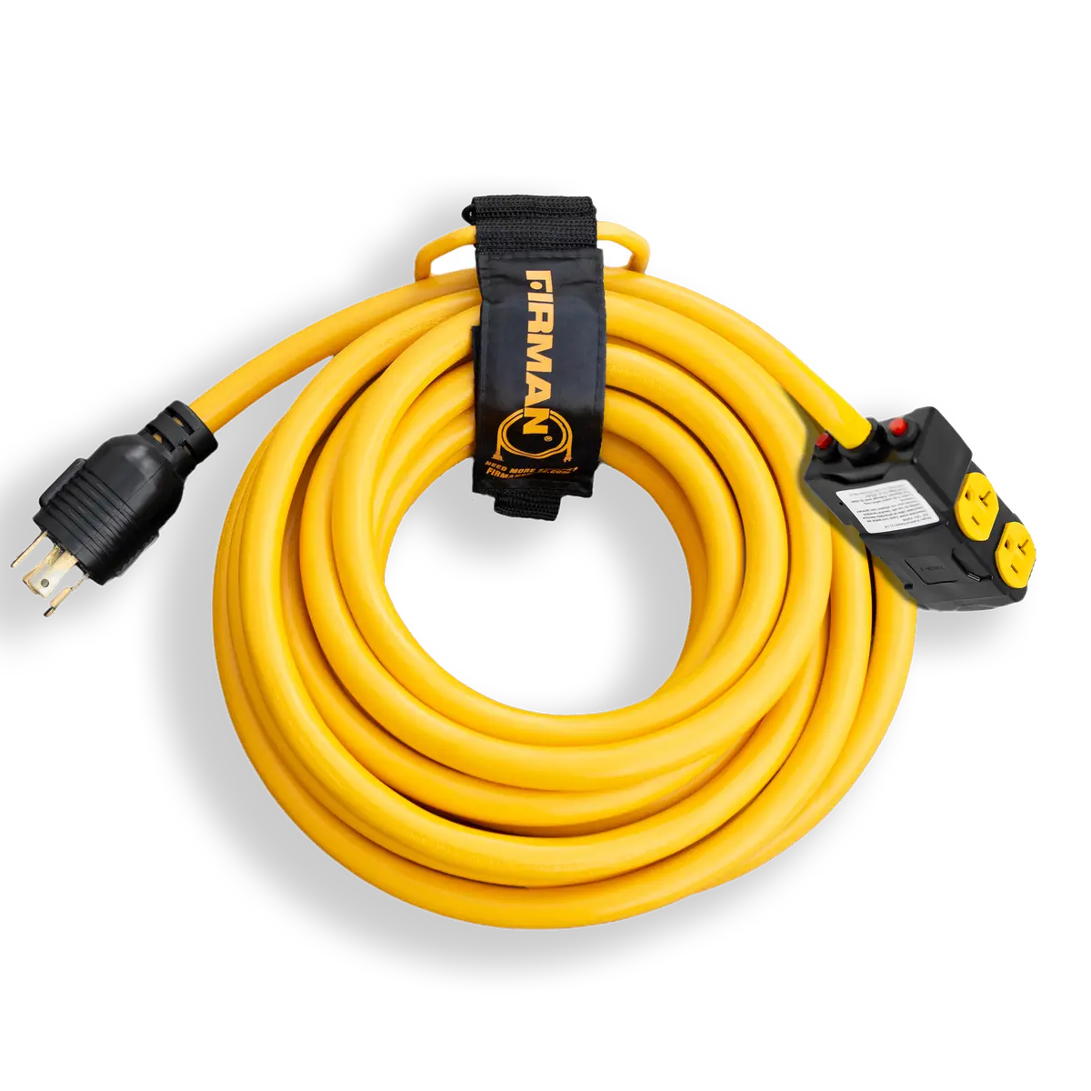 25 Ft Heavy Duty L14-30P To (4) 5-20R Cord 1