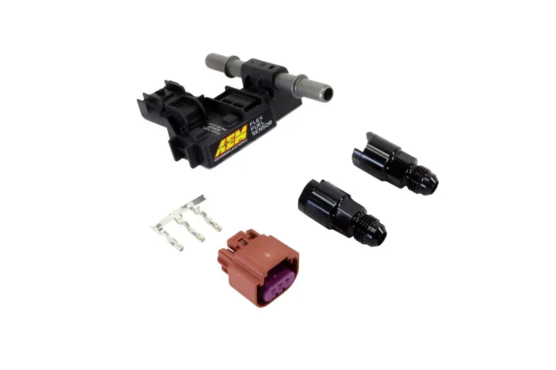 Aem Flex Fuel Ethanol Content Sensor Kit With -6An Fittings 1