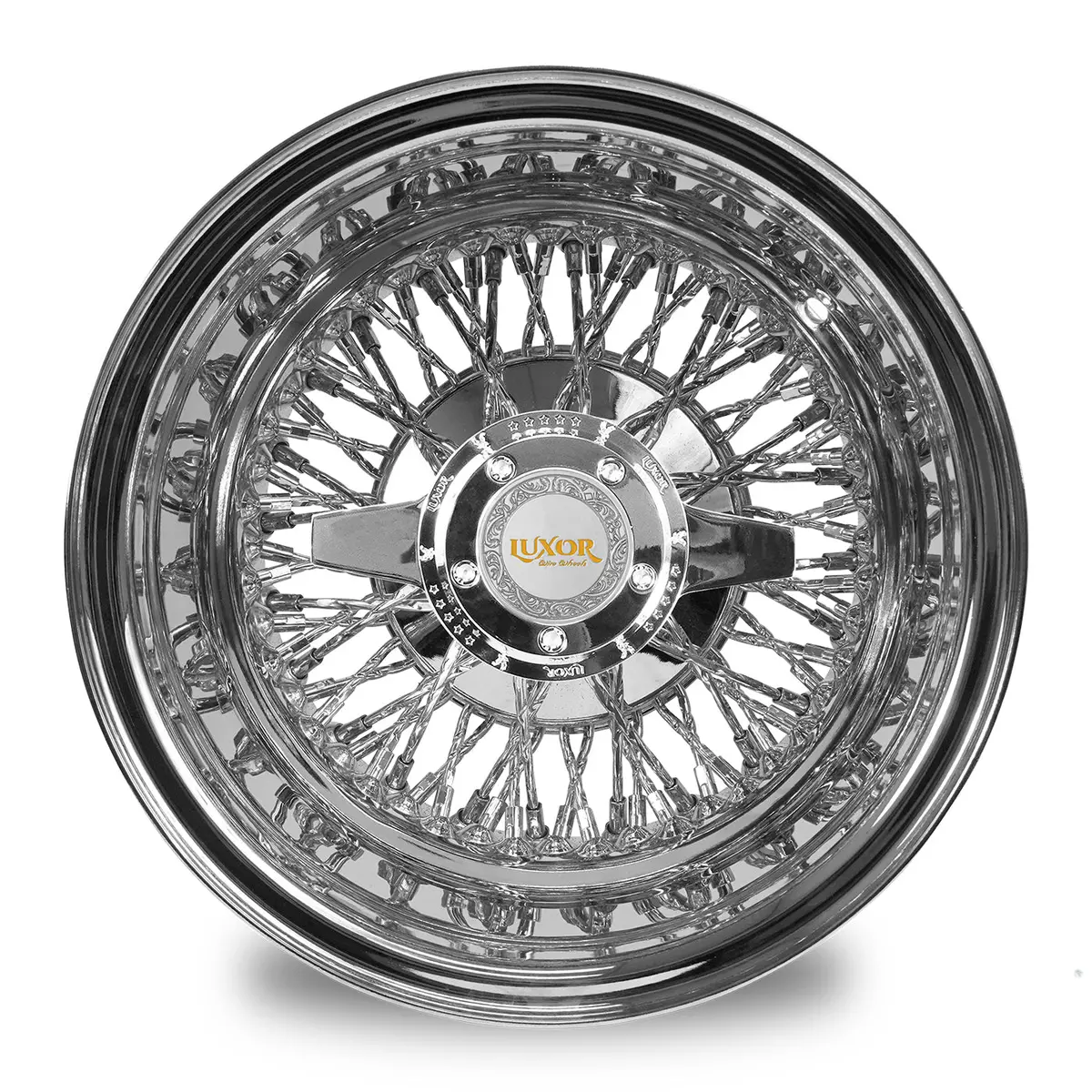 14X7 72 Cali Spoke Cross Reverse Chrome 1