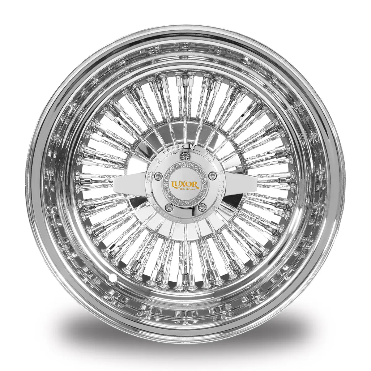 14X7 72 Cali Spoke Straight Reverse Chrome 1