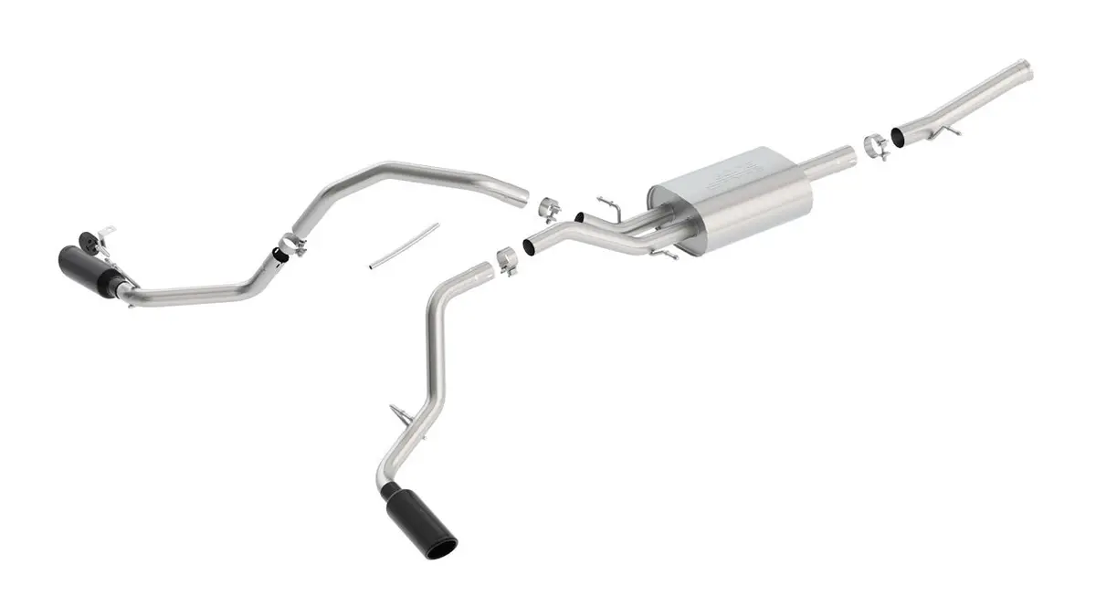Borla S-Type Cat-Back Exhaust System For 2014–2018 Chevrolet Silverado & Gmc Sierra Trucks 1