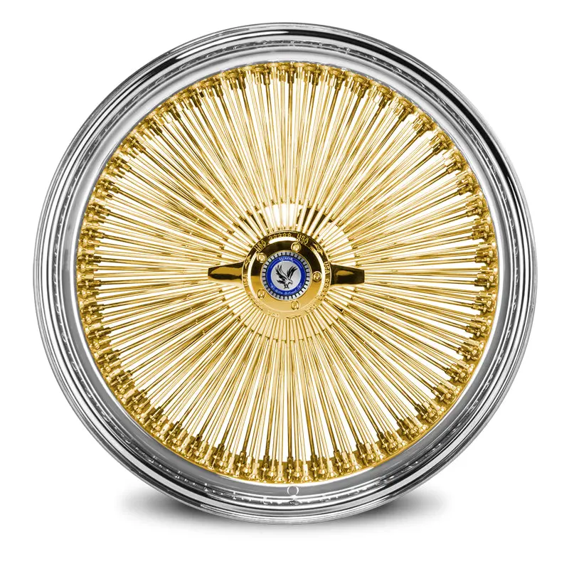 22X8 150 Straight Lace Standard Gold Center 1