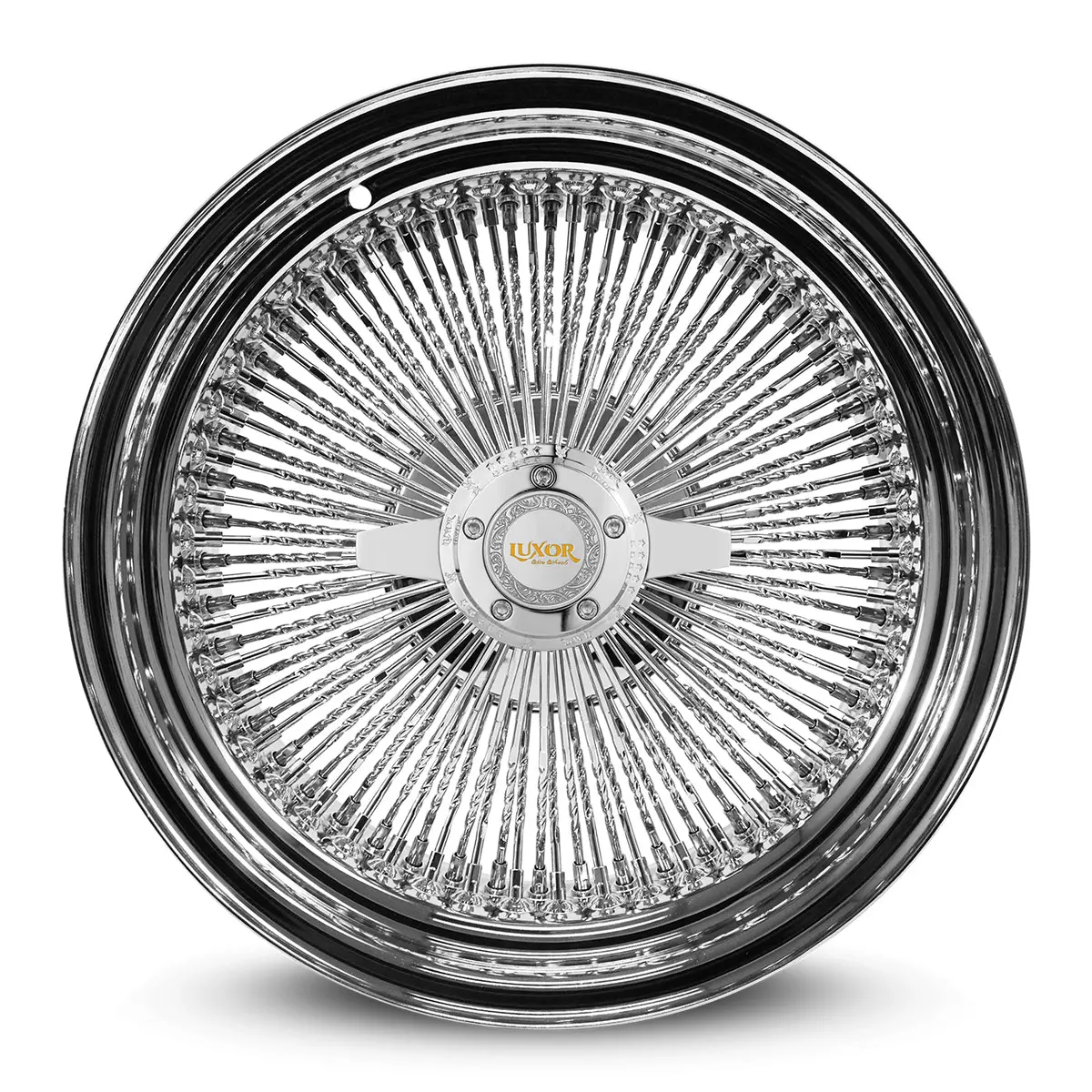 17X8 100 Cali Spoke Straight Standard Chrome 1