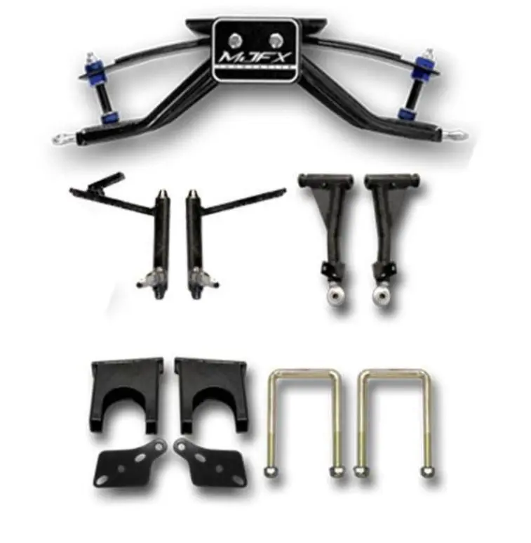 Club Car Ds 6″ A-Arm Lift Kit W/ Steel Dust Covers (Years 1982-2004.5) 1