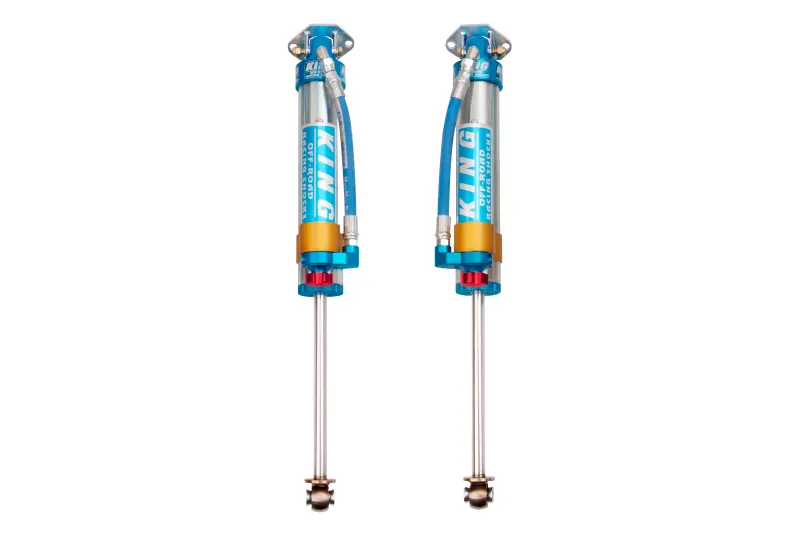 King Shocks 07-18 Jeep Wrangler Jk Rear 2.5 Dia Piggy Hose Res Shocks 0-2In Lift W/Adjuster (Pair) 1