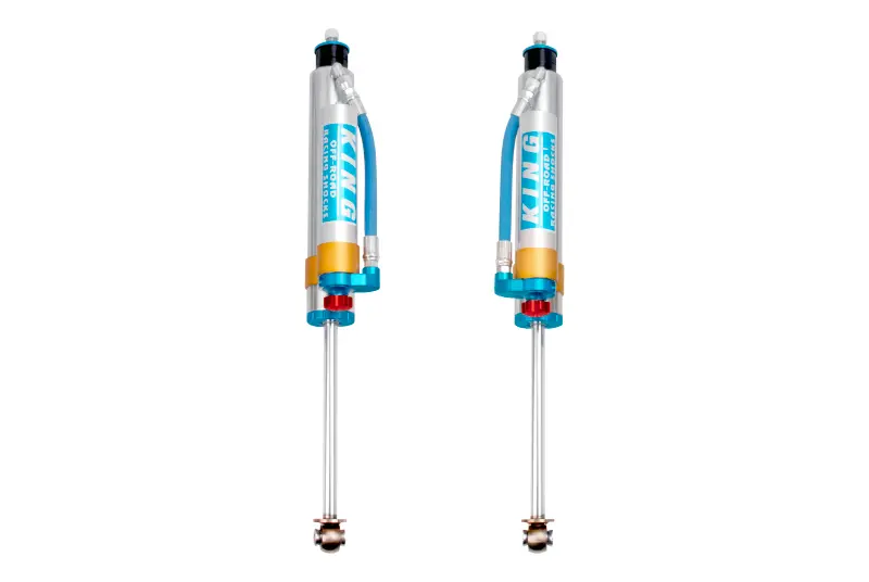 King Shocks 07-18 Jeep Wrangler Jk Front 2.5 Dia Piggy Hose Res Shock 3-5In Lift W/Adjuster (Pair) 1