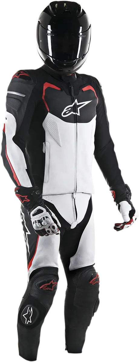 Alpinestars Gp Pro Two-Piece Leather Racing Suit — Black/White/Red, Size Us 40 / Eu 50 (Model 3165016-123-50) 1