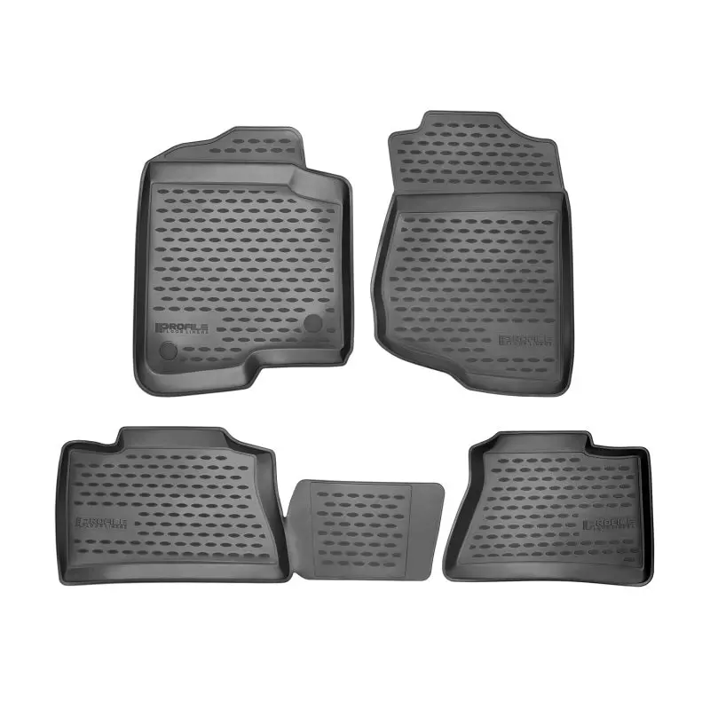 Westin Profile Floor Liners – Black, 4-Piece Set For 2008–2017 Mitsubishi Lancer Sedan 1