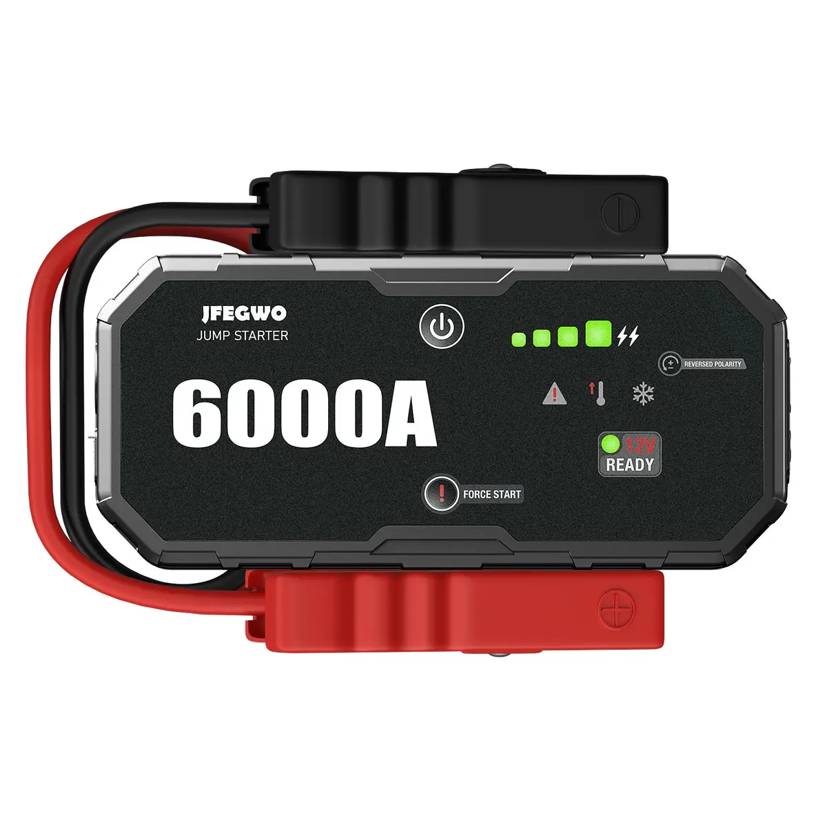 Jfegwo F40-6000A Car Jump Starter Battery Charger (2025 Upgrade) 1