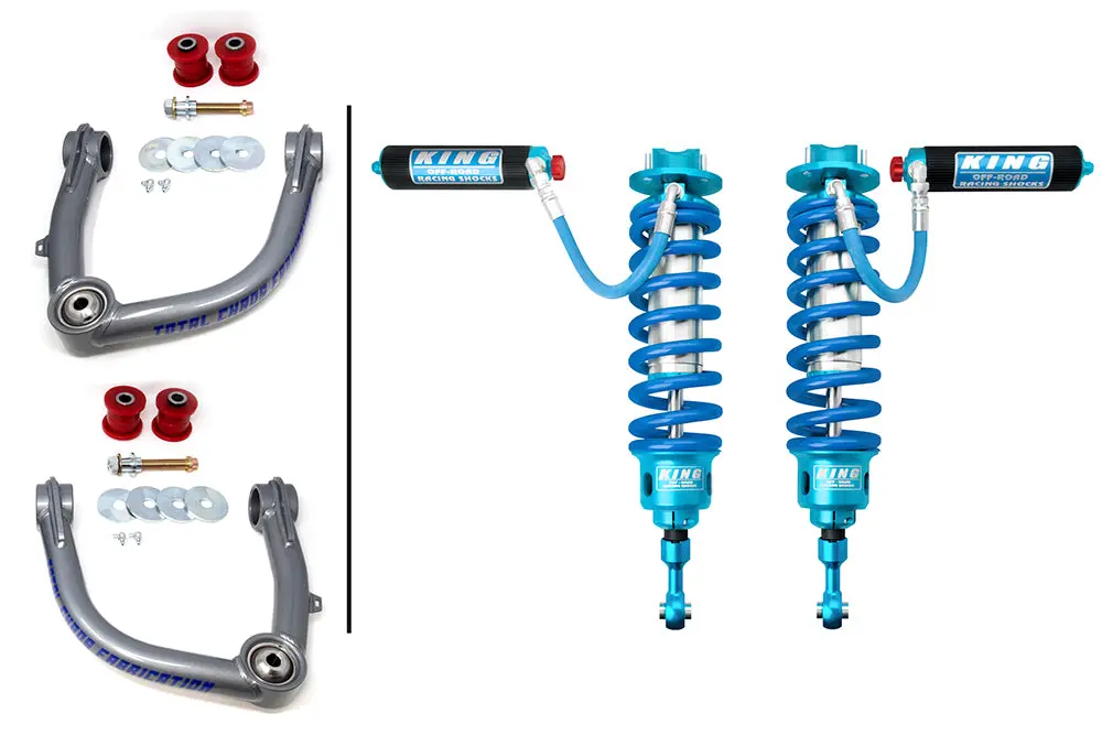 08-21 Toyota Land Cruiser 200 Series Lift Kit With King 3.0 Adjustable Front Shocks 1