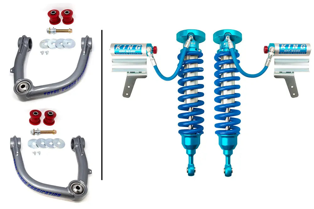 08-21 Toyota Land Cruiser 200 Series Lift Kit With King 2.5 Adjustable Front Shocks 1