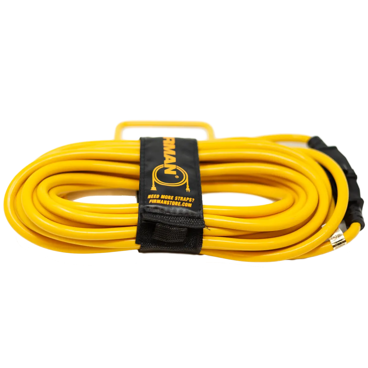 25Ft Heavy Duty 5-15P To 5-15R Generator Utility Power Cord With Storage Strap 1