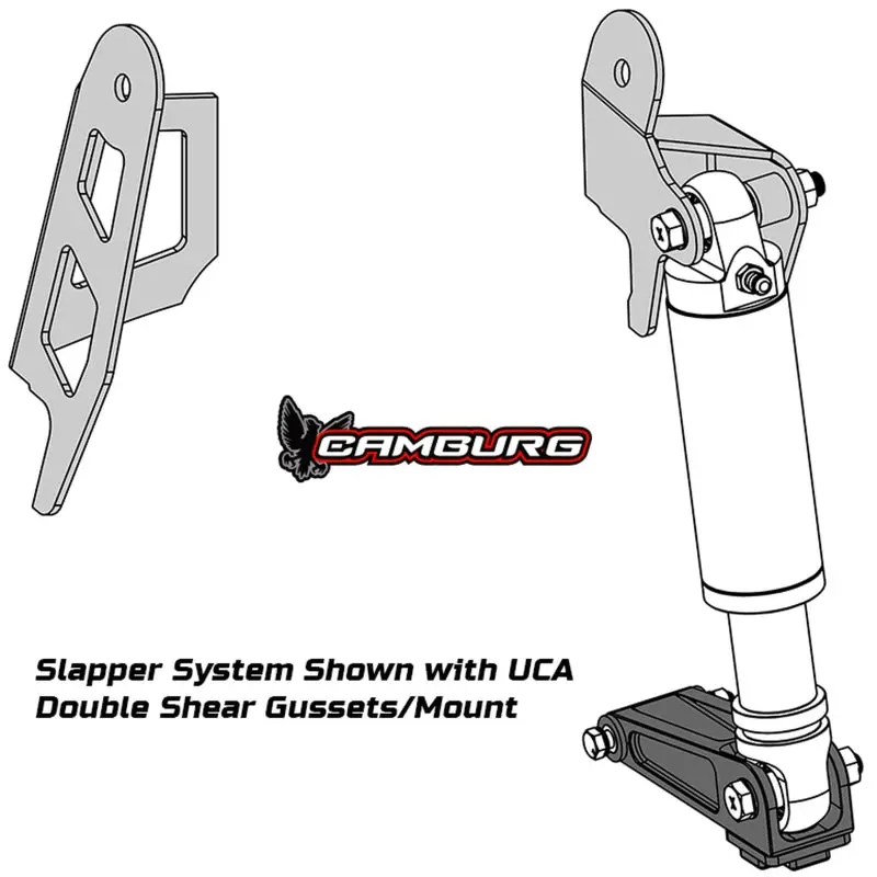 Camburg 05-23 Toyota Tacoma 2.5 Front Slapper Bump Stop Mount Kit Only 1
