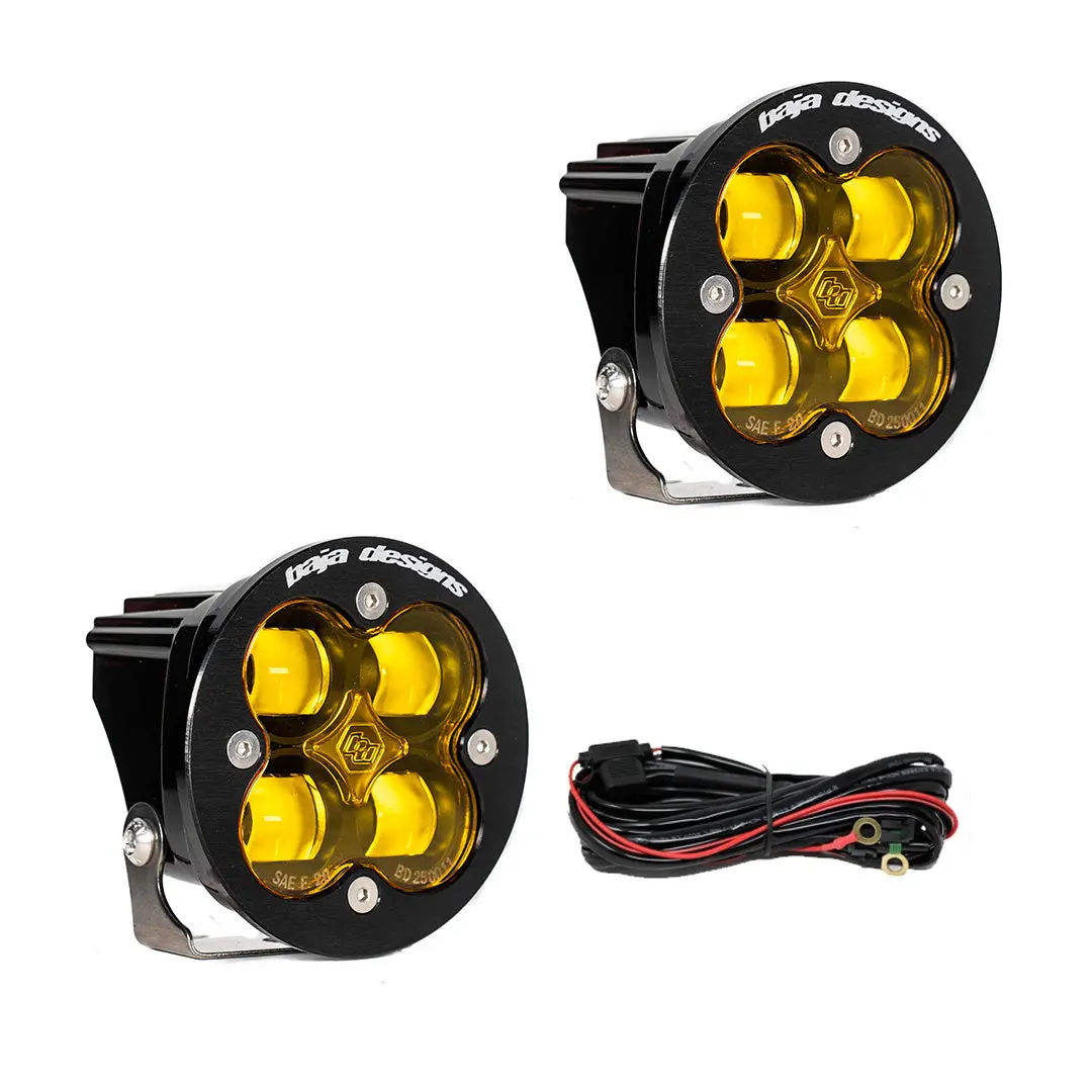 Squadron-R Sae Pair Led Spot Baja Amber Baja Designs 1