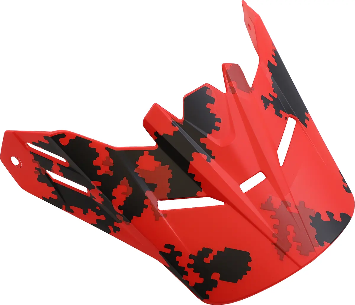 Z1R Youth Rise Visor Kit - Digi Camo - Red 0132-1494 1