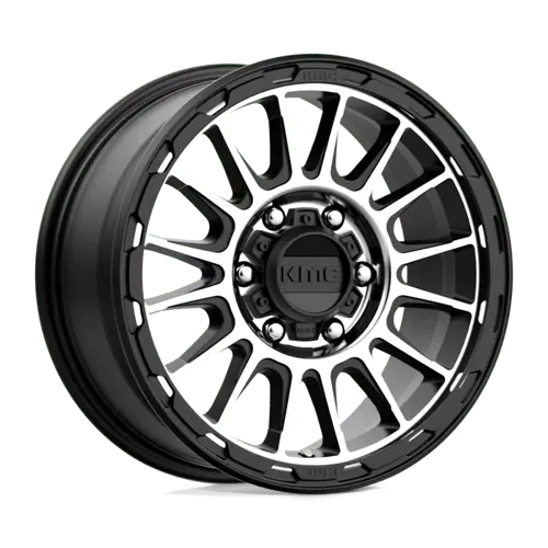 Km542 16X8 6X5.5 S-Blk Mach 00Mm 1