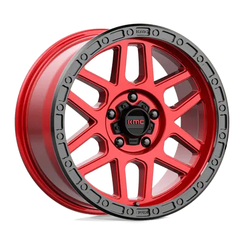 Km544 17X9 5X5.0 C-Red Blk-Lp -12Mm 1