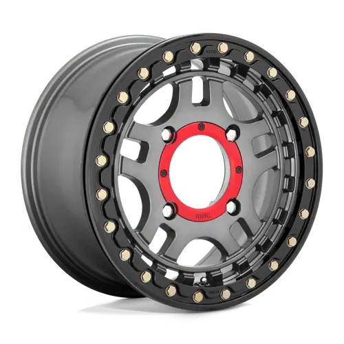 Recon Utv Bl 14X7 4X156 G-Mtl Blk-Rg +38 1