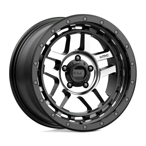 Km540 18X8.5 5X5.0 S-Blk Mach 00Mm 1