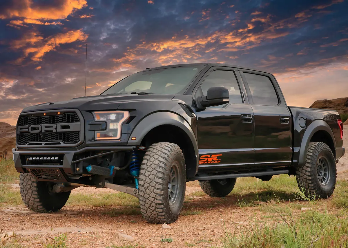 2017-2020 Ford Raptor Svc Offroad Baja Flush Bolt-On Front Bumper 1