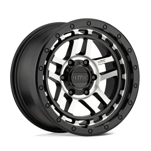 Km540 17X9 5X5.0 S-Blk Mach -12Mm 1