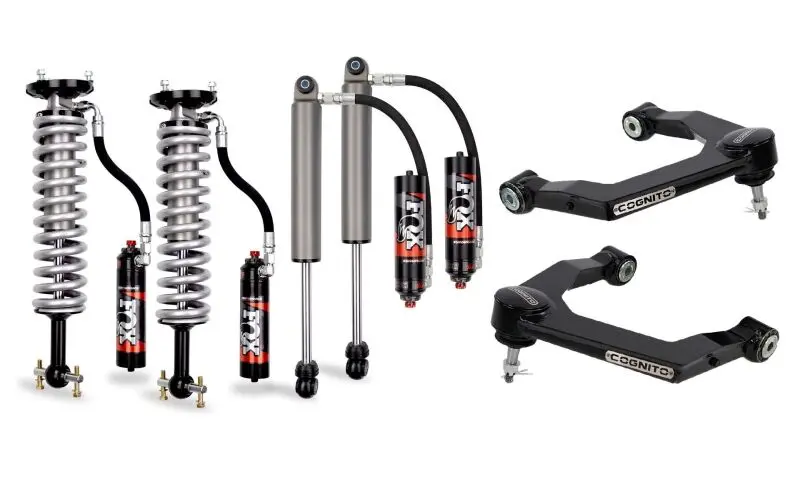 Cognito 19-25 Chevy/Gmc Silv/Sierra 1500 1In Elite Leveling Kit W/ Fox 2.5 Elite Perf Shocks 1