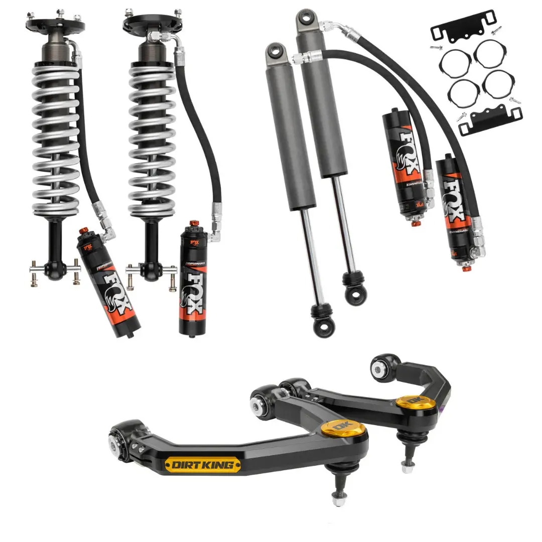 19-26 Gm 1500 Dirt King Stage 3 Mid Travel Kit With Fox 2.5 Elite Dsc Shocks 1