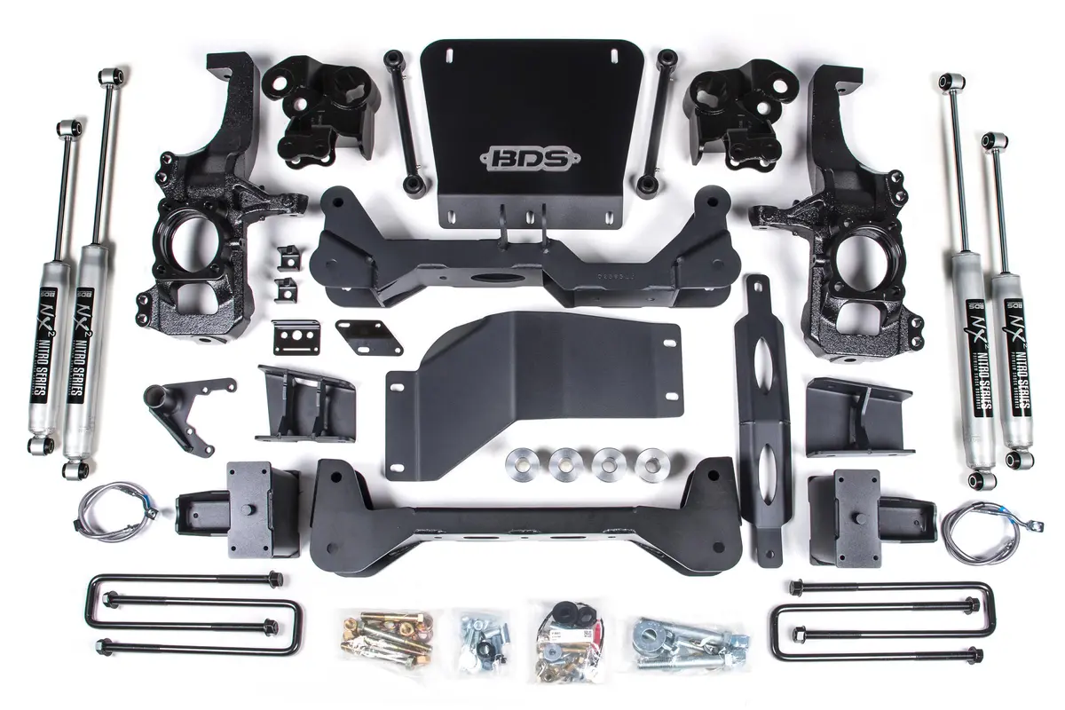 5 Inch Lift Kit Silverado/Sierra 2500Hd/3500Hd 20-24 4Wd 5 Inch Block Without Overload Fox 2.0 Performance 1