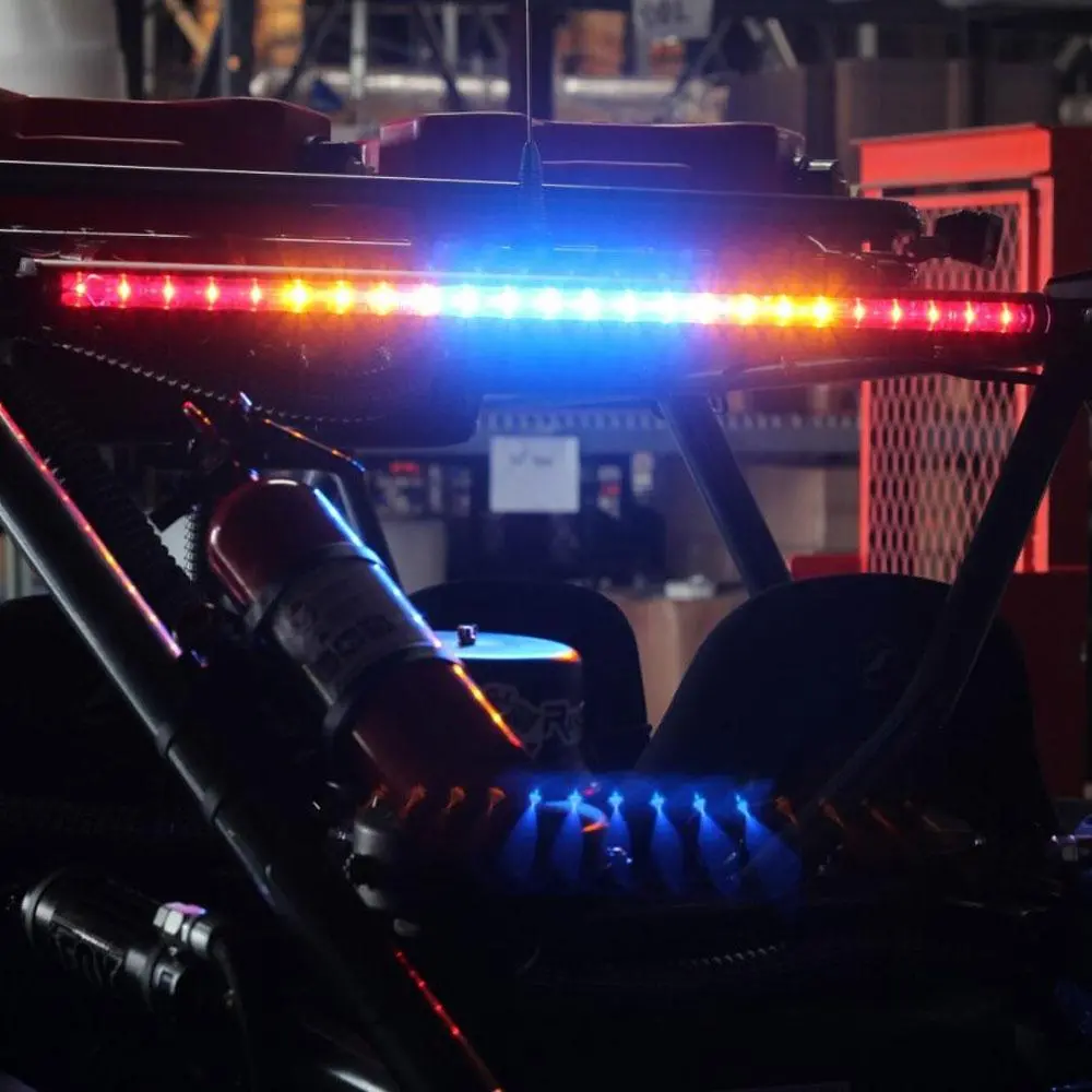 30 Inch Light Bar Solid Amber, Blue Center, Flashing Amber Rtl-B Baja Designs 1