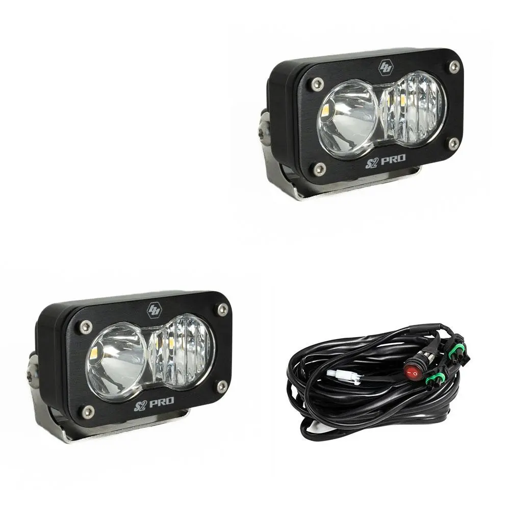 Led Light Pods Driving Combo Pattern Pair S2 Pro Series Baja Designs 1