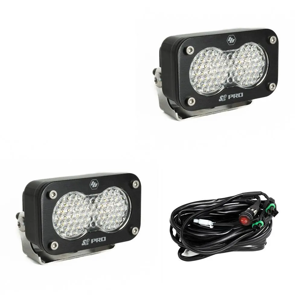 Led Light Pods Work/Scene Pattern Pair S2 Pro Series Baja Designs 1