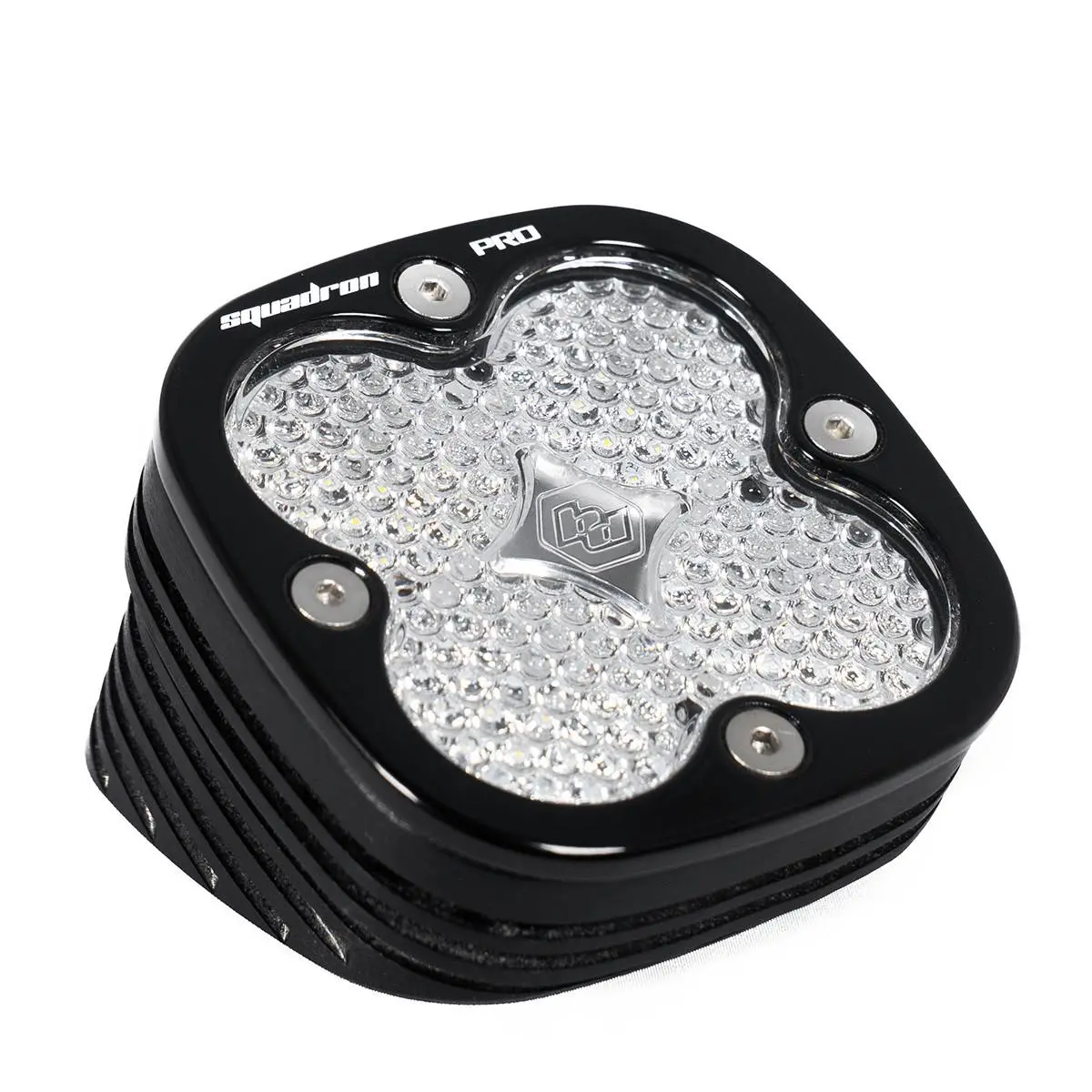 Flush Mount Led Light Pod Angled Black Clear Lens Work/Scene Pattern Squadron Pro Baja Designs 1