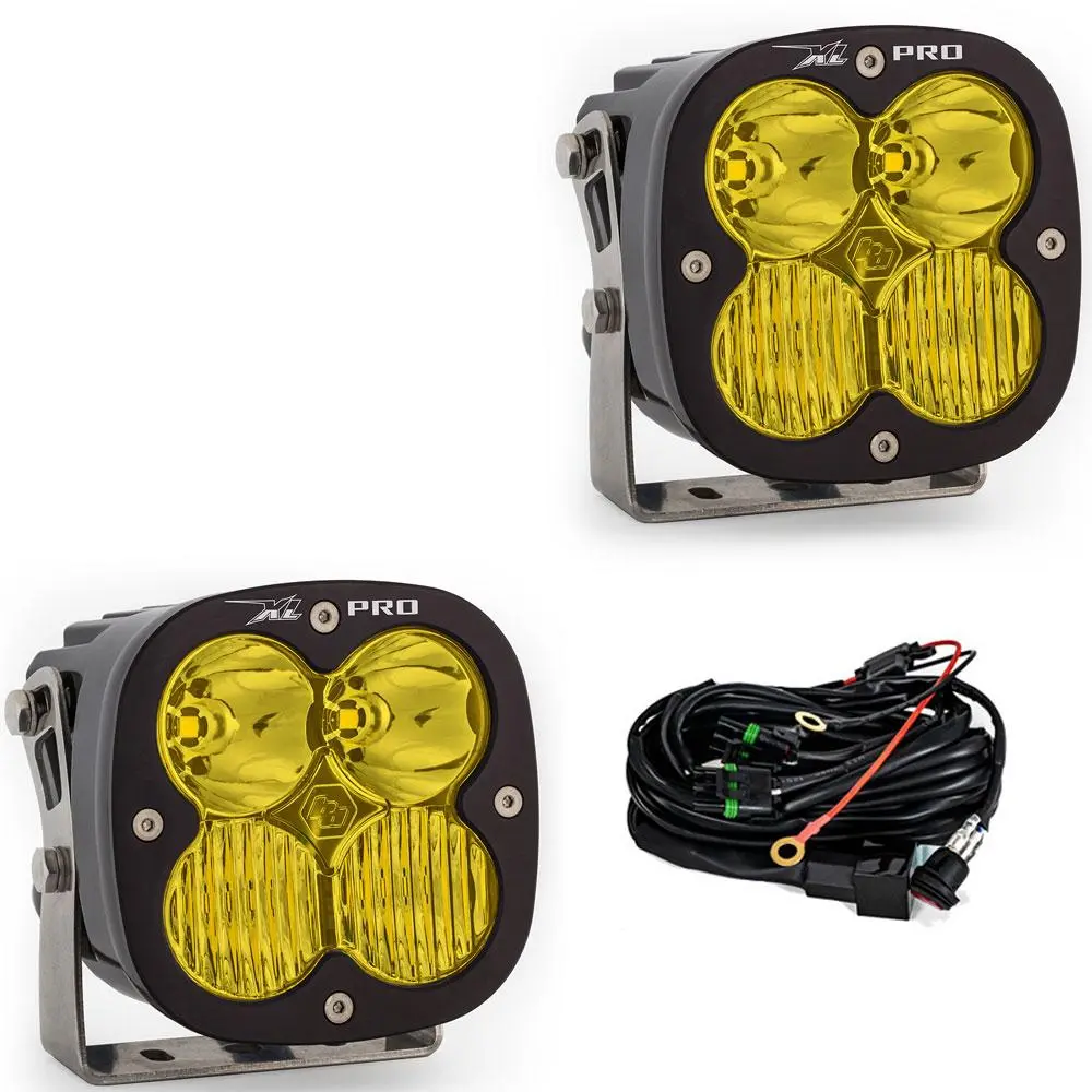 Led Light Pods Baja Amber Lens Driving Combo Pattern Pair Xl Pro Series Baja Designs 1
