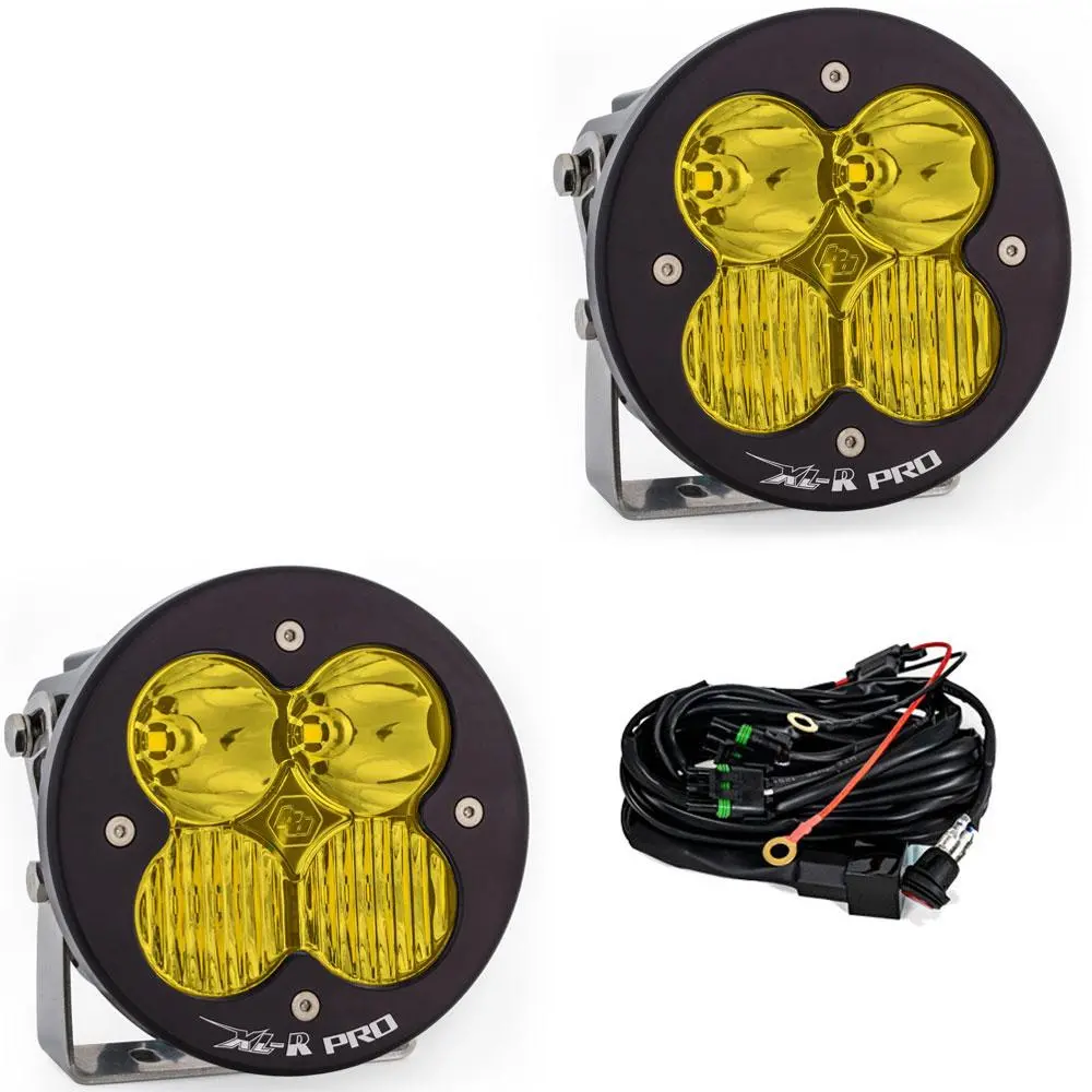Led Light Pods Baja Amber Lens Driving Combo Pattern Pair Xl R Pro Series Baja Designs 1