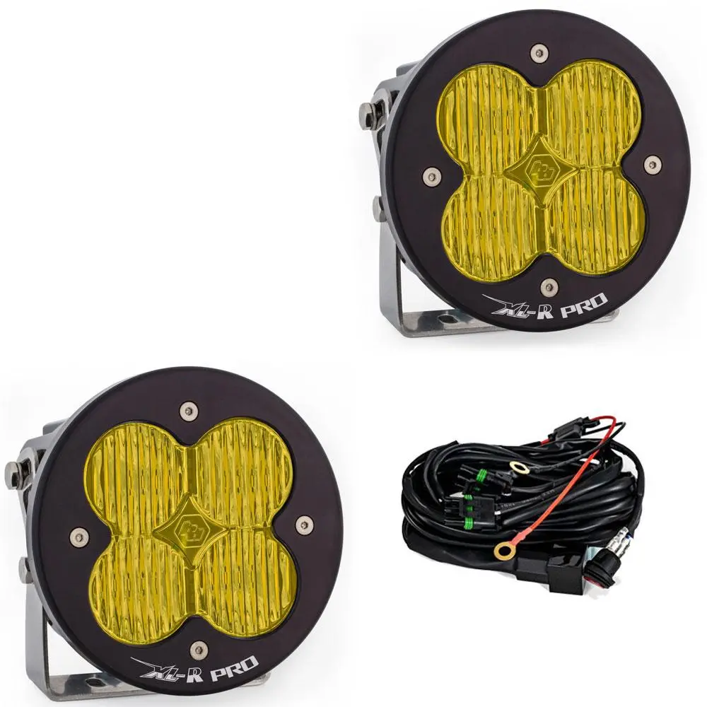Led Light Pods Baja Amber Lens Wide Cornering Pattern Pair Xl R Pro Series Baja Designs 1