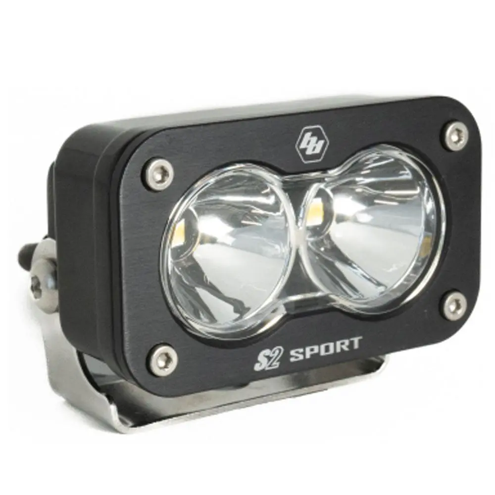 Led Work Light Clear Lens Spot Pattern Each S2 Sport Baja Designs 1