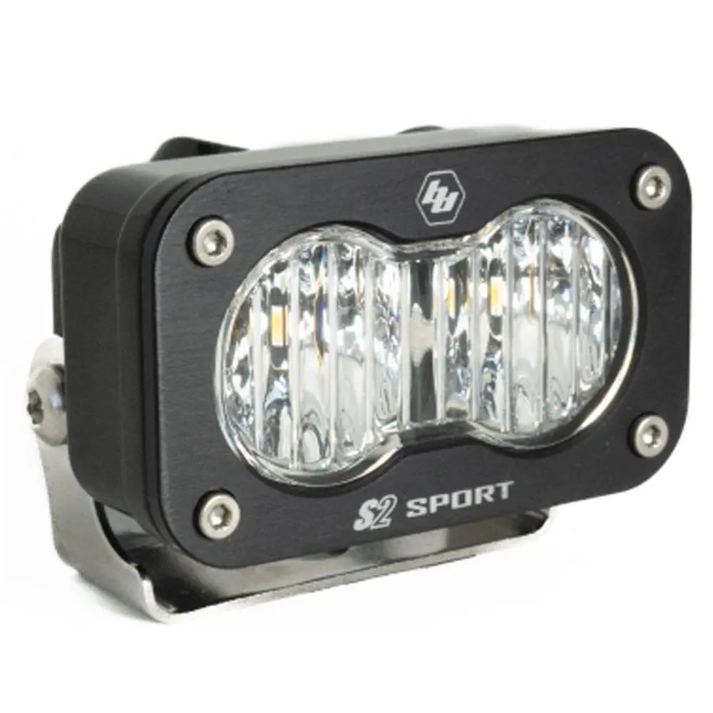 Led Work Light Clear Lens Wide Cornering Pattern Each S2 Sport Baja Designs 1