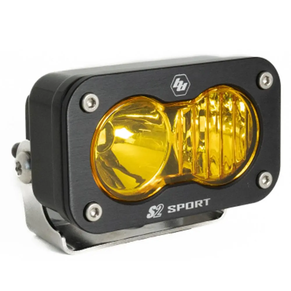 Led Work Light Baja Amber Lens Driving Combo Pattern Each S2 Sport Baja Designs 1