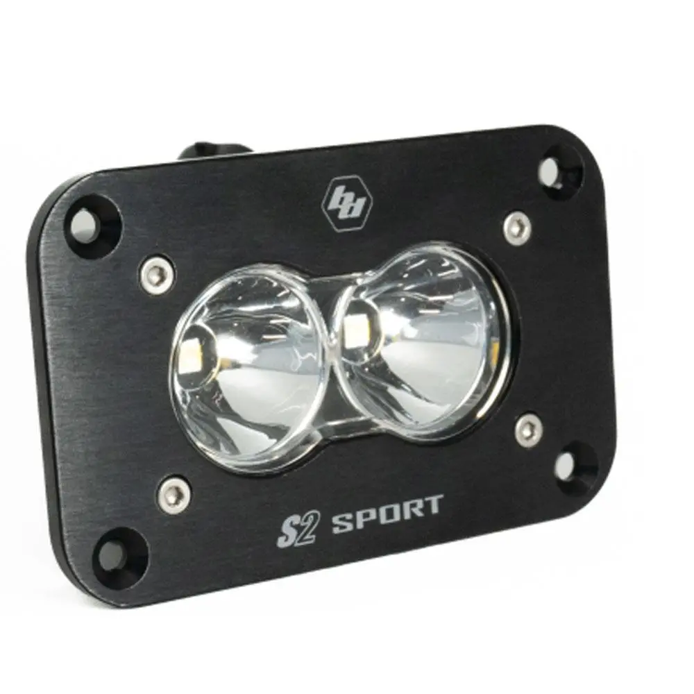 Led Work Light Clear Lens Spot Pattern Flush Mount Each S2 Sport Baja Designs 1