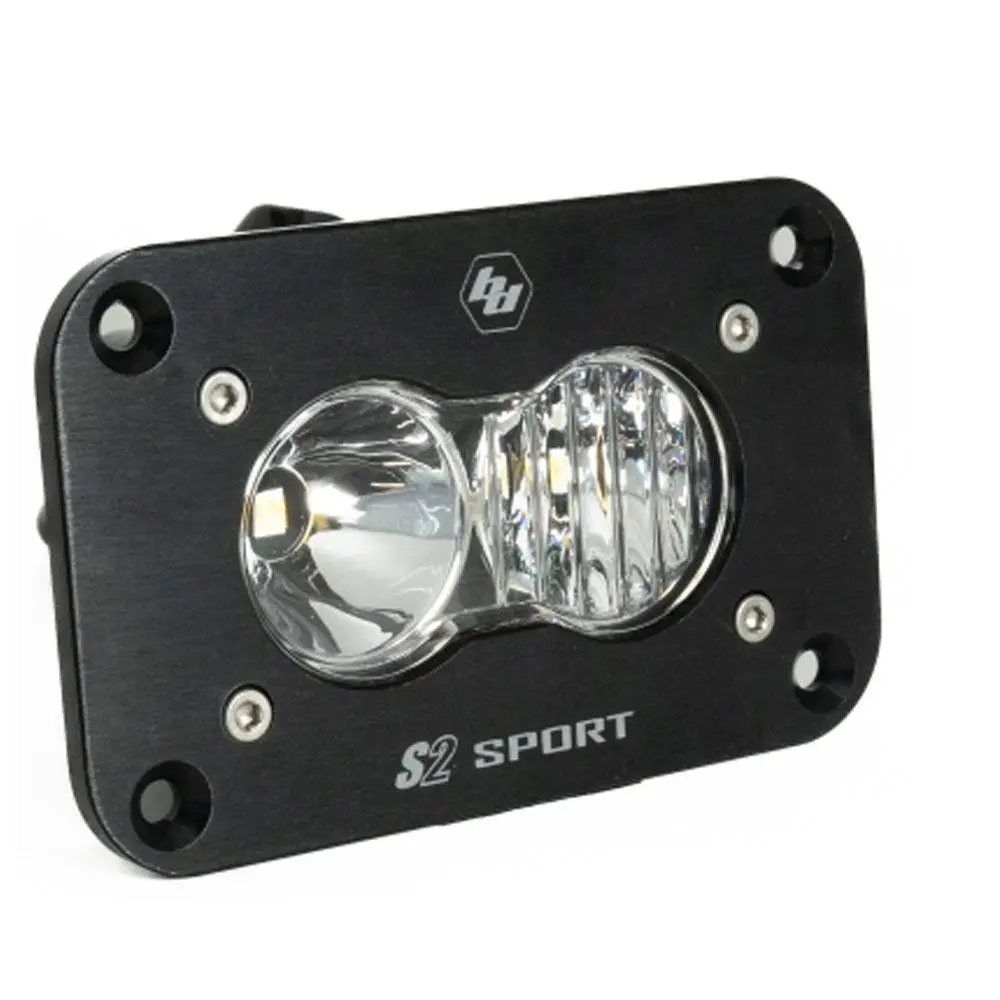 Led Work Light Clear Lens Driving Combo Pattern Flush Mount Each S2 Sport Baja Designs 1