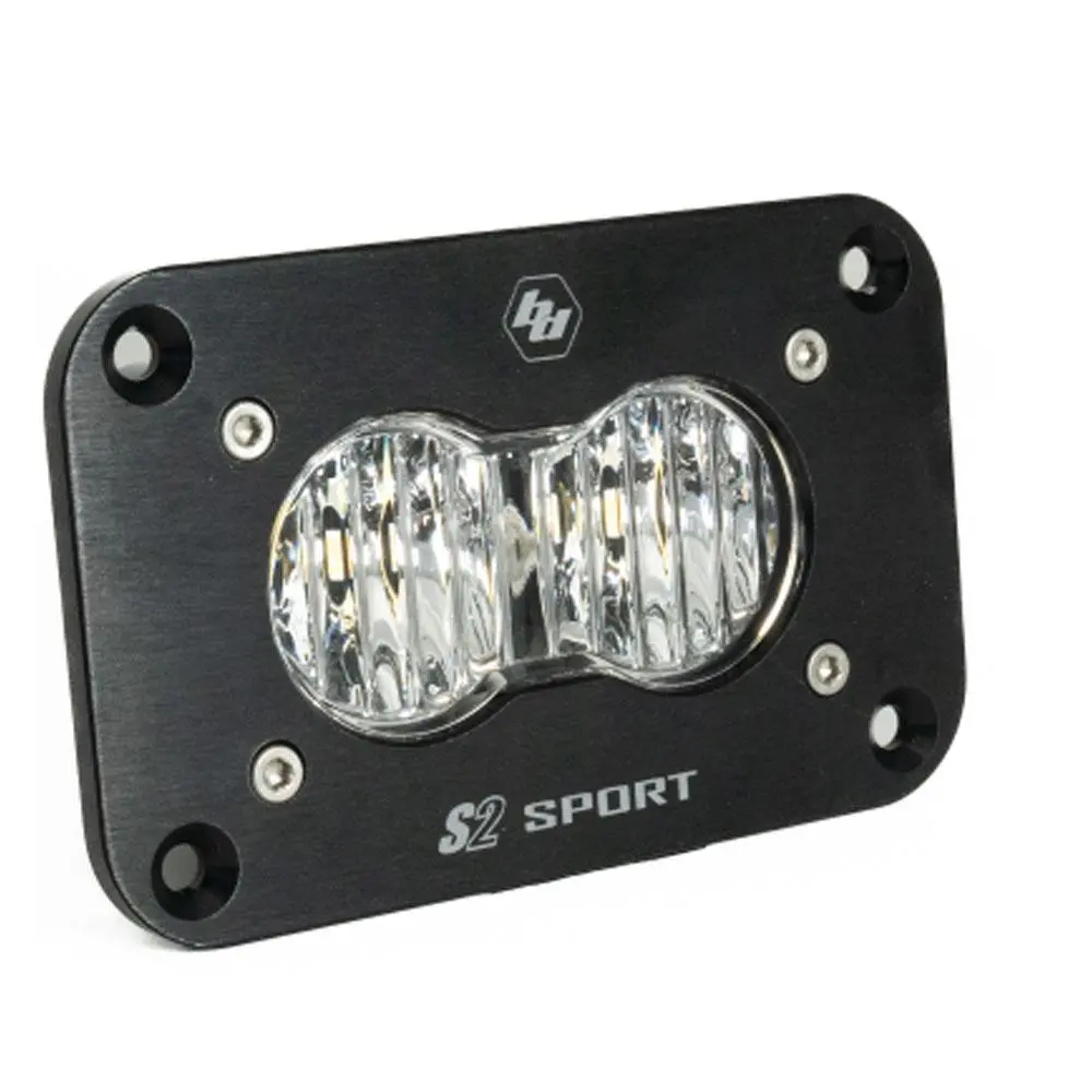 Led Work Light Clear Lens Wide Cornering Pattern Flush Mount Each S2 Sport Baja Designs 1