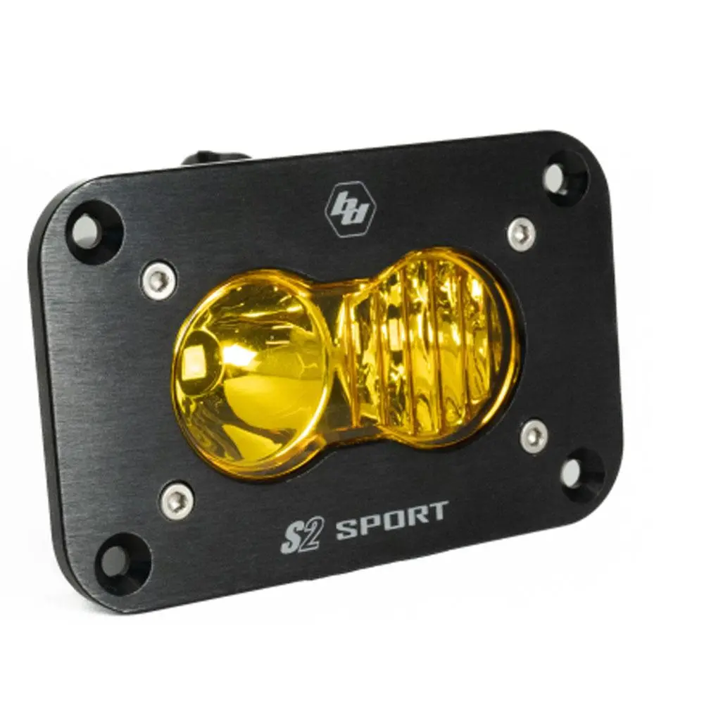 S2 Sport Led Driving/Combo Baja Amber Flush Mount Baja Designs 1