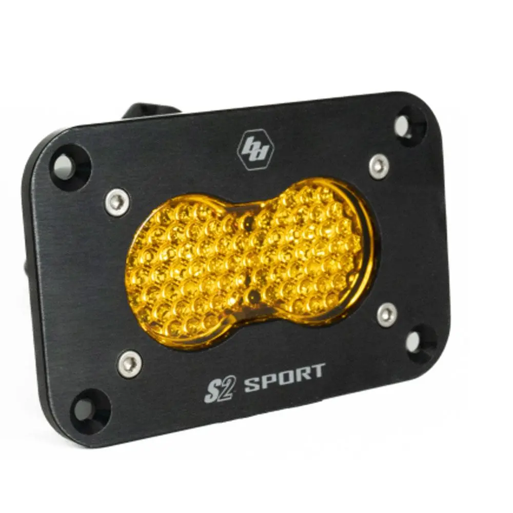Led Work Light Baja Amber Lens Work/Scene Pattern Flush Mount Each S2 Sport Baja Designs 1
