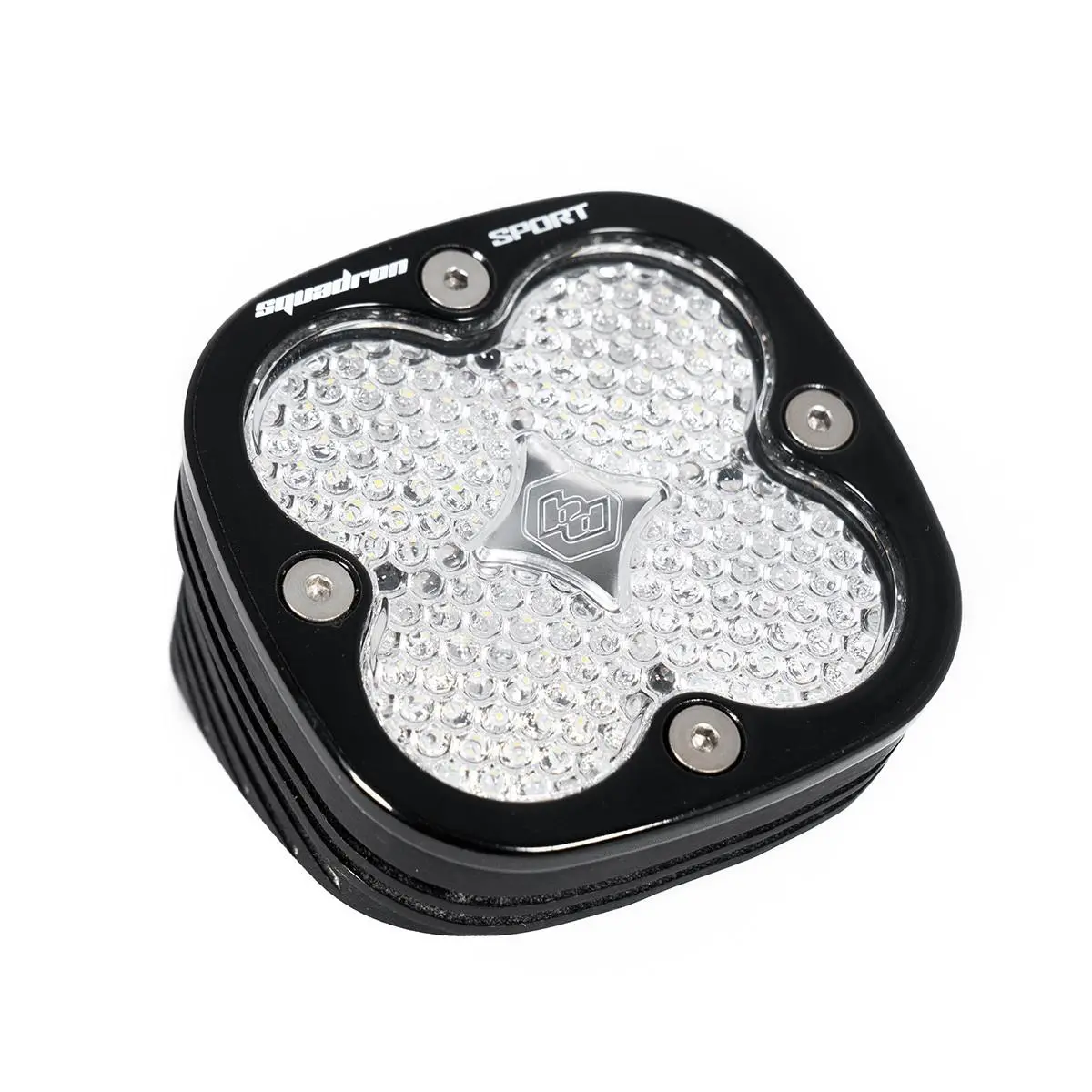 Flush Mount Led Light Pod Angled Black Clear Lens Work/Scene Pattern Squadron Sport Baja Designs 1