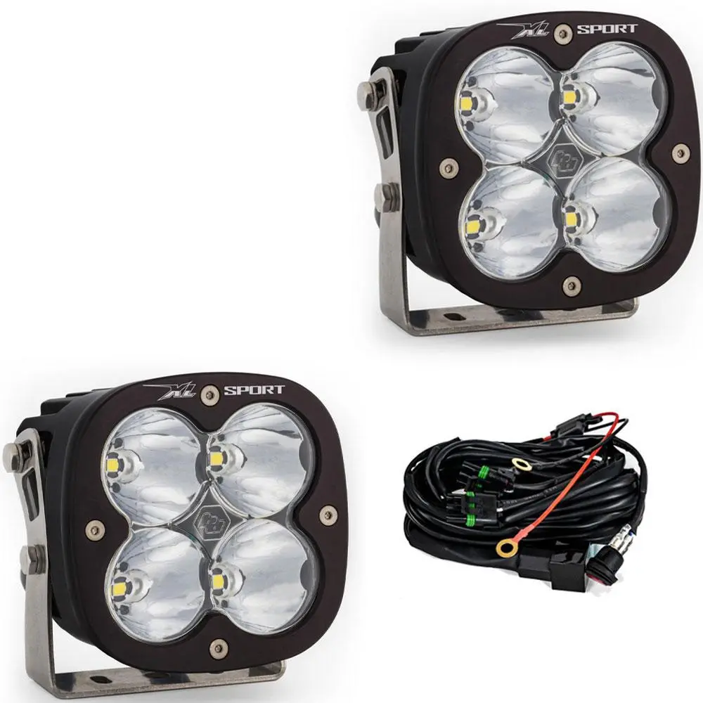 Led Light Pods High Speed Spot Pattern Pair Xl Sport Series Baja Designs 1
